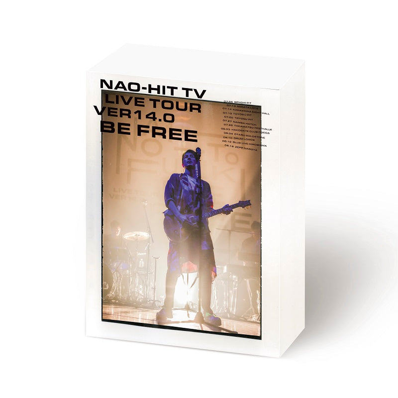 【FBI限定予約生産盤】「NAO-HIT TV Live Tour ver14.0 ～BE FREE～」DVD